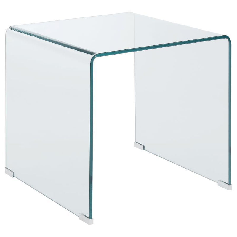 Ripley - Rectangular Tempered Bent Glass Table