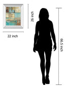 Natures Magic I By Norm Olson - Mirror Framed Print Wall Art - Blue