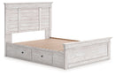Makidern - Panel Storage Bed With Under Bed Storage Unit - Austin's Furniture Depot (Austin,TX)