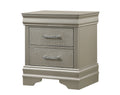 Crown Mark Amalia Nightstand in Silver image