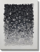 Shadowed Square Fusion - 36" x 48" Framed Wall Art