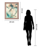 Aqua Mist - 28" x 34" Framed Wall Art