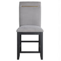 Steve Silver Yves Counter Chair in Rubbed Charcoal (Set of 2)