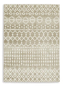 Bunchly 4'11" x 7'2" Washable Rug