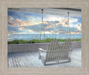 Seaside Swing Serenity - 28" x 34" Framed Wall Art