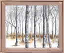 Whispering Silver Woods - 28" x 34" Framed Wall Art