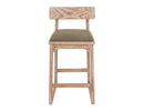 Balam - 30" Upholstered Barstool (Set of 2) - Light Brown - Austin's Furniture Depot (Austin,TX)