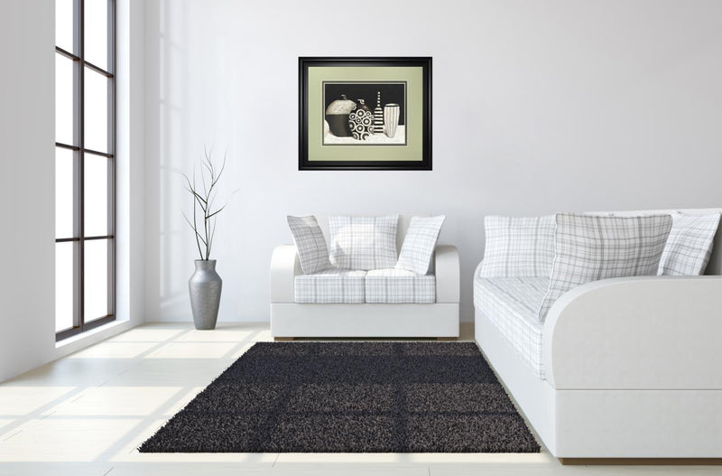 Object D 'art By Emily Adams - Framed Print Wall Art - Black