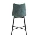 Riko - Counter Height Side Chair (Set of 2) - Gray/Gun Metal