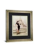 Love, From Paris By Steve Henderson - Framed Print Wall Art - Black