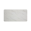 Marlene - Dining Table With White Faux Marble Top - White