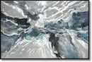 Glacial Rhapsody - 32" x 47" Framed Wall Art