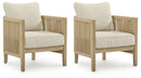 Spooners Cove - Lounge Chair With Cushion (Set of 2) - Beige