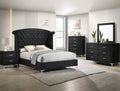 Crown Mark Furniture Lucinda 5 Drawer Chest in Black image