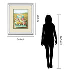 Flowers For Sale By Deedee - Mirror Framed Print Wall Art - Green