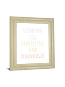 Lets Chase Rainbows VI By Jenaya Jackson - Framed Print Wall Art - White