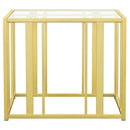 Adri - Rectangular Glass Top Side End Table