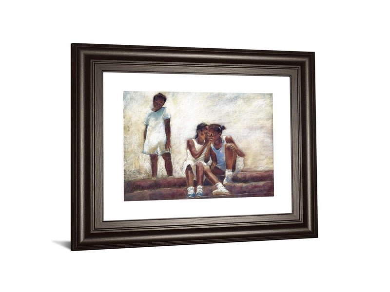 Secrets By Sharon Wilson - Framed Print Wall Art - Dark Brown