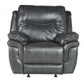 Steve Silver Isabella Manual Glider Recliner in Grey