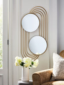 Warrenley - Accent Mirror - Gold Finish