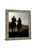 Dust Trail Sundown - 28" x 34" Framed Wall Art