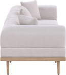 Laguna - 3 Piece Resilient Water Resistant Fabric 106.5" Upholstered Outdoor Patio Modular Sofa