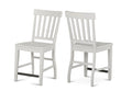Steve Silver Cayla Counter Chair in Antique White (Set of 2)
