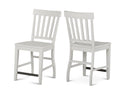 Steve Silver Cayla Counter Chair in Antique White (Set of 2)