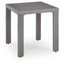 Half Moon Beach - Square End Table - Gray