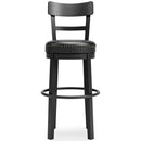 Valebeck - Tall Upholstered Swivel Barstool