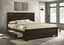 Kauffman - Wood Storage Panel Bed