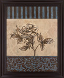 Blue Tranquility Bloom - 28" x 34" Framed Wall Art