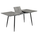 Horizon - Butterfly Leaf Extension Dining Table - Gray
