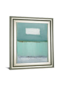 Azure 1 By Caroline Gold - Framed Print Wall Art - Blue