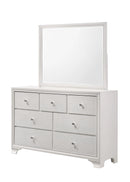 Crown Mark Furniture Lyssa 7 Drawer Dresser in White image