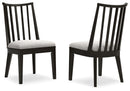 Galliden - Dining Upholstered Side Chair (Set of 2) - Black