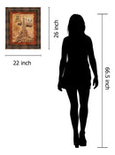 Memories Of Paris By Conrad Knutsen - Framed Print Wall Art - Red