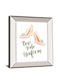 Boss Babe III By Jenaya Jackson - Mirror Framed Print Wall Art - White