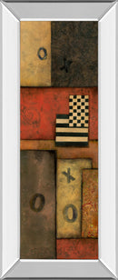 Right Move I By Norm Olson - Mirror Framed Print Wall Art - Red