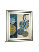 Harmony I By Tom Reeves - Framed Print Wall Art - Blue