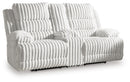 Rhines Falls Power Reclining Loveseat with Console