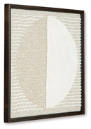 Bachard - Wall Decor - Tan / White