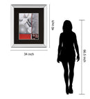 Bohemia Flora White By Jasmin Zara Copley - Mirror Framed Print Wall Art - White