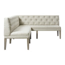 Peyton - Sectional Sofa Dining Set - Gray