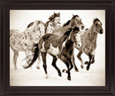 Speckled Gallop - 28" x 34" Framed Wall Art