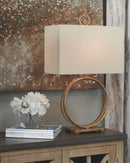 Mahala - Metal Table Lamp  - Antique Gold Finish