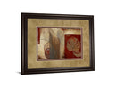 Inspiration In Crimson By Patricia Pinto - Framed Print Wall Art - Red