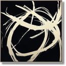 Ivory Swirl Touch - 32" x 32" Framed Wall Art