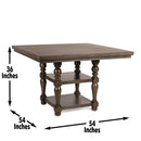 Caswell - Counter Table - Dark Gray