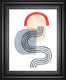 22x26 Deco Sunrise IV By Grace Popp - Light Blue